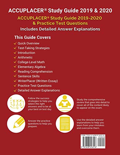 ACCUPLACER Study Guide 2019 & 2020: ACCUPLACER Study Guide 20192020 & Practice Test Questions [Includes Detailed Answer Explana,Used