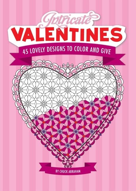 Intricate Valentines: 45 Lovely Designs To Color