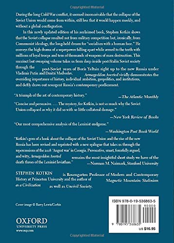 Armageddon Averted: The Soviet Collapse, 19702000,Used