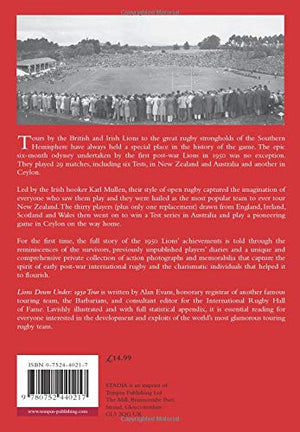 Lions Down Under: The 1950 Tour to New Zealand, Australia & Ceylon,Used