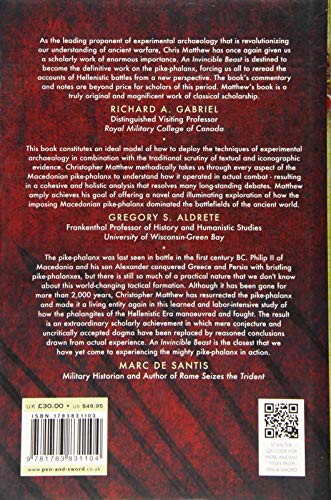 An Invincible Beast: Understanding the Hellenistic Pike Phalanx in Action,Used