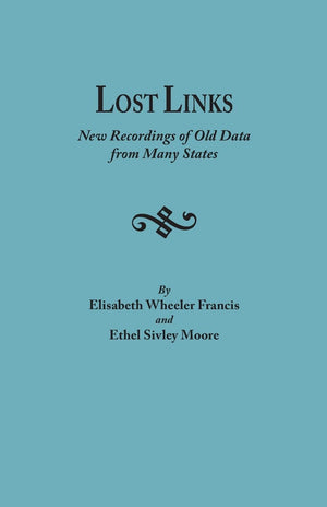 Lost Links: New Recordings Of Old Data From Many States,Used