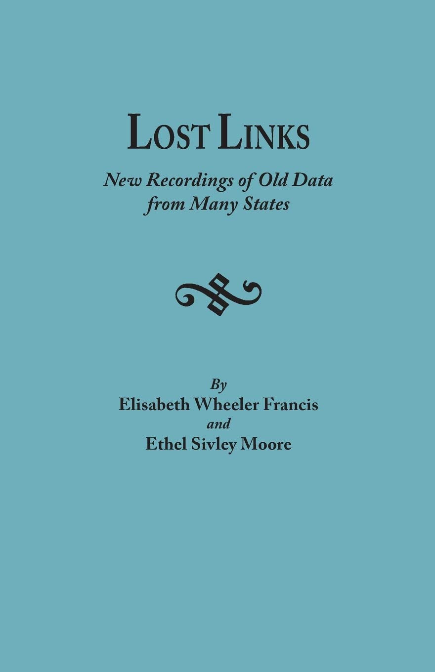 Lost Links: New Recordings Of Old Data From Many States,Used