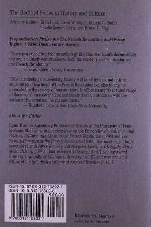 The French Revolution And Human Rights: A Brief Documentary History (Bedford Series In History And Culture),New