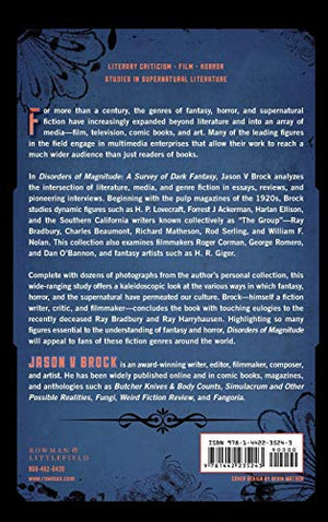 Disorders of Magnitude: A Survey of Dark Fantasy (Studies in Supernatural Literature),Used