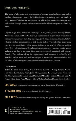 Utopian Images and Narratives in Advertising: Dreams for Sale,Used