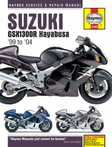 Suzuki GSX1300R Hayabusa '99 to '04 (Haynes Service & Repair Manual),Used