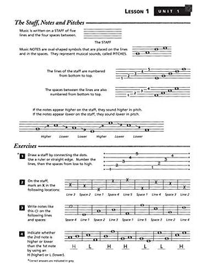 Alfred's Essentials of Music Theory: Teacher's Answer Key,New