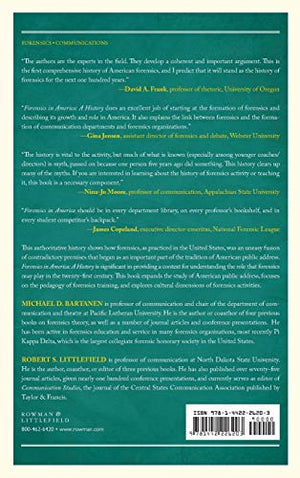 Forensics in America: A History,Used