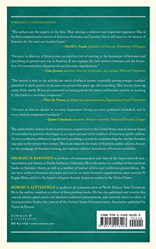 Forensics in America: A History,Used