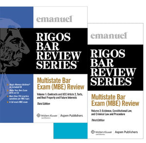 Multistate Bar Exam (Mbe) Review (Rigos Bar Review),Used