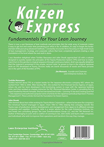 Kaizen Express: Fundamentals for Your Lean Journey (English and Japanese Edition),Used