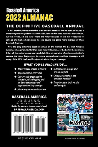 Baseball America 2022 Almanac (Baseball America Almanac),Used