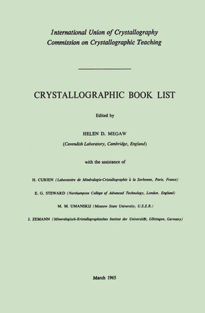 Crystallographic Book List,Used