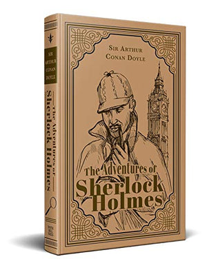The Adventures of Sherlock Holmes; Sir Arthur Conan Doyle Classic Novel, (Mystery, Crime Solving), Ribbon Page Marker, Perfect f,Used