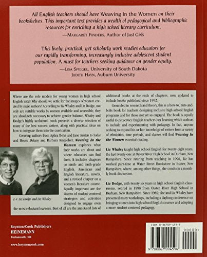 Weaving In the Women: Transforming the High School English Curriculum,Used