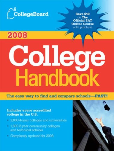 The College Board College Handbook 2008,Used