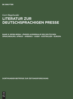 8919998384. Lnder auerhalb des deutschen Sprachraums. Afrika  Amerika  Asien  Australien  Europa: Deutschsprachige Literatu,Used