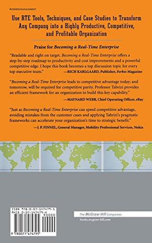 Becoming a RealTime Enterprise: Harnessing the Power of RTE to Maximize Competitive Advantage,Used