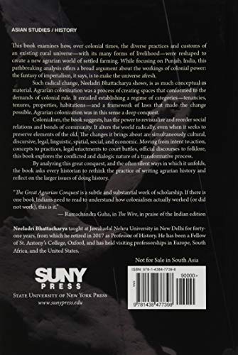 The Great Agrarian Conquest: The Colonial Reshaping of a Rural World,Used