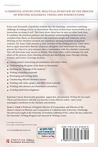 Writing The Successful Thesis And Dissertation: Entering The Conversation,Used