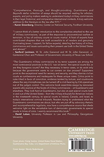 Guantnamo and Beyond: Exceptional Courts and Military Commissions in Comparative Perspective,Used