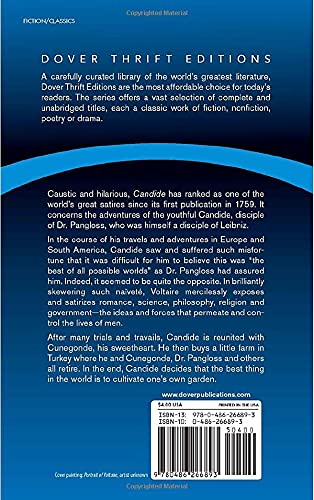 Candide (Dover Thrift Editions)-used