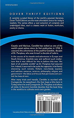 Candide (Dover Thrift Editions),New