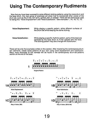 Contemporary Drumset Techniques: Innovative Concepts for the Contemporary Drummer, Book & 4 CDs,Used