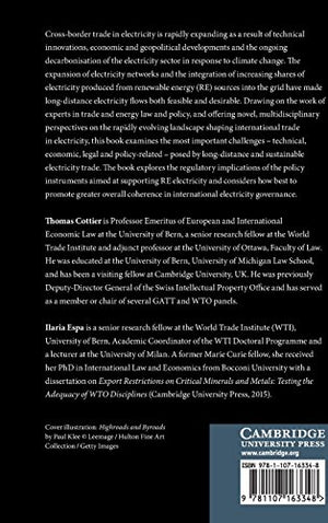 International Trade in Sustainable Electricity: Regulatory Challenges in International Economic Law,Used