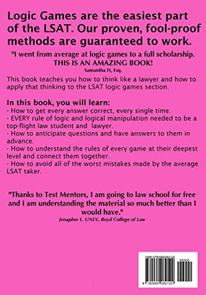 LSAT LOGIC GAMES: Everything You Need To Know,Used