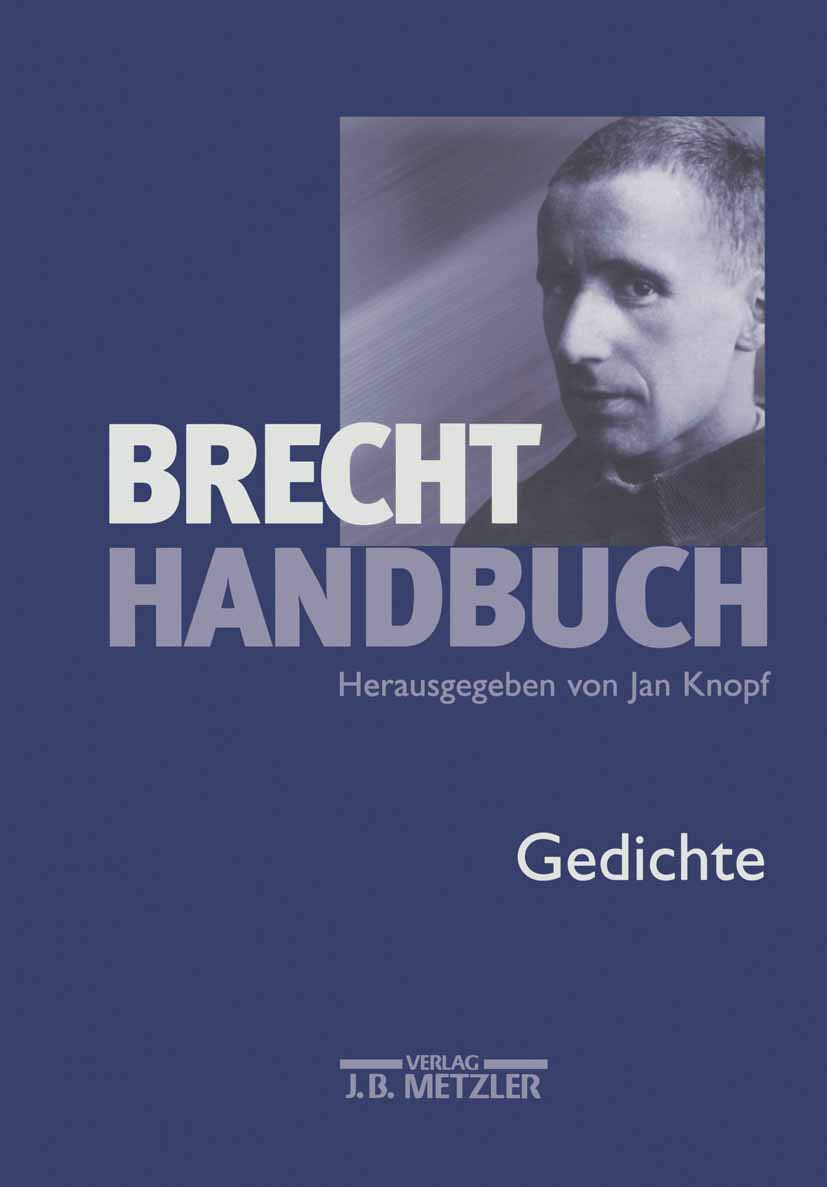 BrechtHandbuch: Band 2: Gedichte (German Edition),Used