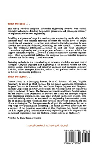 ComputerOrganized Cost Engineering,Used