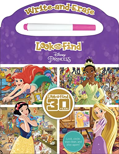 Disney Princess: Write and Ease Look and Find,Used