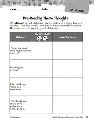 Because of WinnDixie: An Instructional Guide for Literature  Novel Study Guide for Elementary School Literature with Close Rea,Used