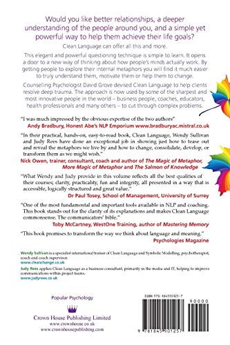 Clean Language:Revealing Metaphors and Opening Minds,Used