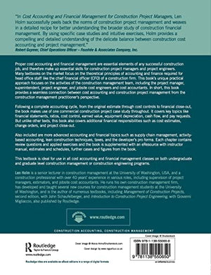 Cost Accounting and Financial Management for Construction Project Managers,Used