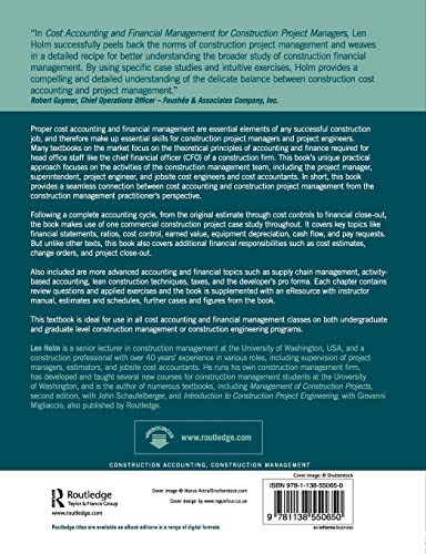 Cost Accounting and Financial Management for Construction Project Managers,Used