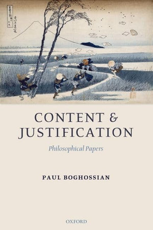 Content And Justification: Philosophical Papers,Used