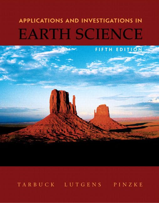 Applications And Investigations In Earth Science-used