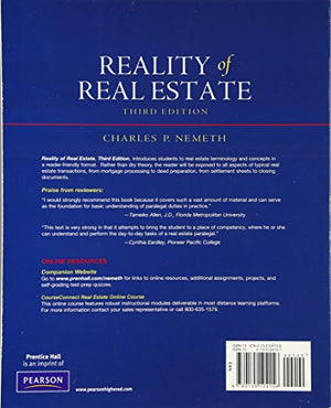 Reality of Real Estate,New