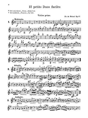 Twelve Short Easy Duets, Op. 87 (Kalmus Edition),Used
