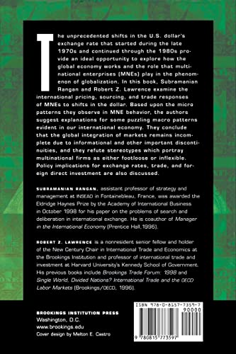 A Prism on Globalization: Corporate Responses to the Dollar,Used