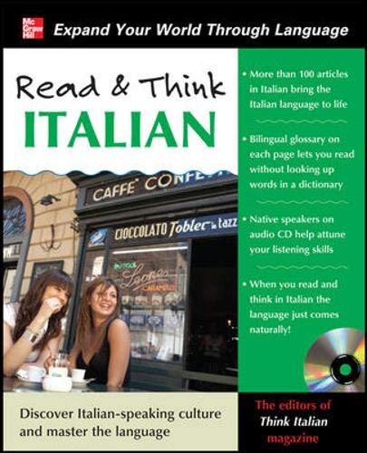 Read and Think Italian with Audio CD,Used