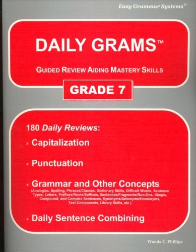 Daily Grams: Guided Review Aiding Mastery Skills : Grade 7,Used