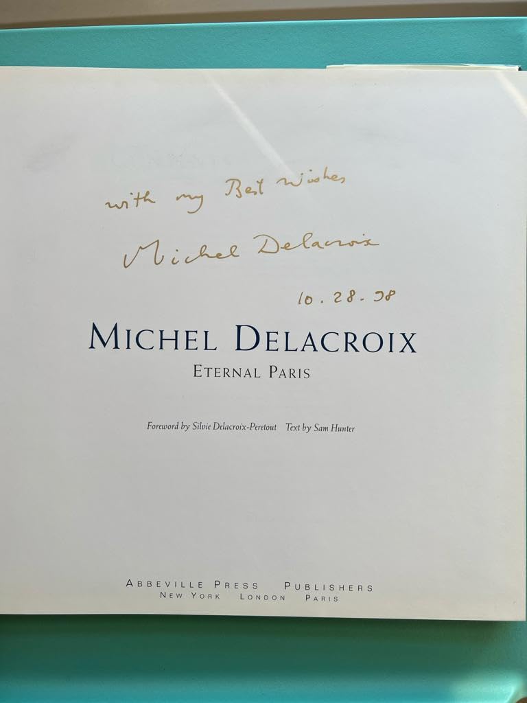 Abbeville Press Michel Delacroix: Eternal Paris - Art Book Featuring Classic Parisian Scenes