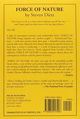 Force of Nature  Acting Edition (Acting Edition for Theater Productions),Used