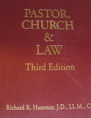 Pastor, Church & Law,New