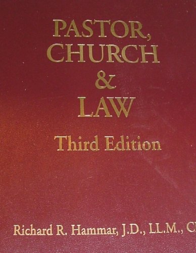 Pastor, Church & Law,New