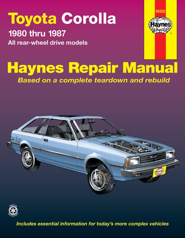 Toyota Corolla (rwd) '80'87 (Haynes Repair Manuals),Used